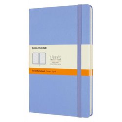 Блокнот Moleskine Classic Large A5 120 листов в линейку голубой на сшивке (130x210 мм)